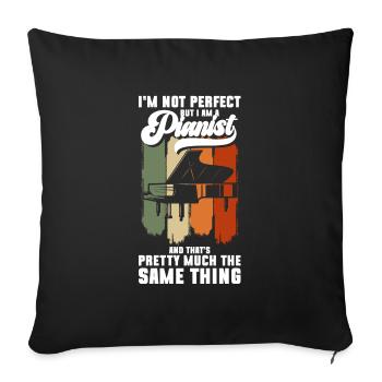 Musician Composer Classical Music - Sofa pillowcase 17,3'' x 17,3'' (45 x 45 cm) - black - Front