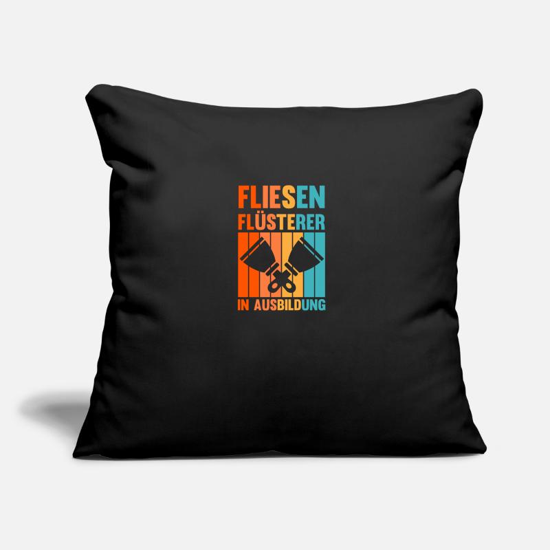 Tile Laying Training Apprentice Auzbi Tile Laying Sofa pillowcase 17,3'' x 17,3'' (45 x 45 cm)