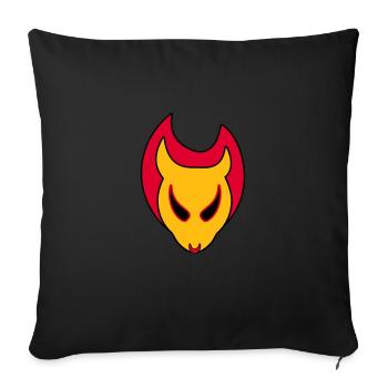 Firekuroeil - Sofa pillowcase 17,3'' x 17,3'' (45 x 45 cm) - black - Front