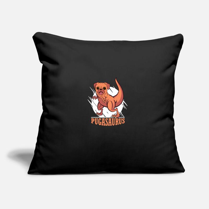 geschenkidee - pugasaurus Sofakissenbezug 45 x 45 cm
