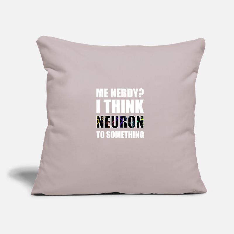 Neurone Neuronon Enseignant Cadeau Housse de coussin décorative 45 x 45 cm