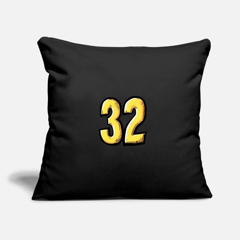 Bande dessinée à 32 numéros Housse de coussin décorative 45 x 45 cm