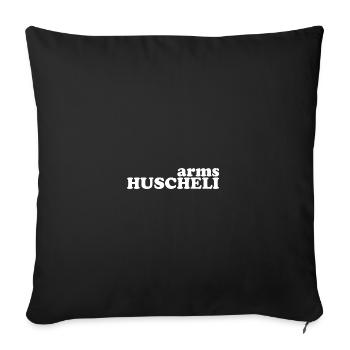 arms Huscheli - Sofakissenbezug 45 x 45 cm - Schwarz - Vorne