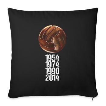 Football Fan Tradition Merchandise Gift - Sofa pillowcase 17,3'' x 17,3'' (45 x 45 cm) - black - Front