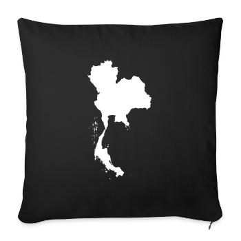 La Thaïlande - Housse de coussin décorative 45 x 45 cm - noir - Devant