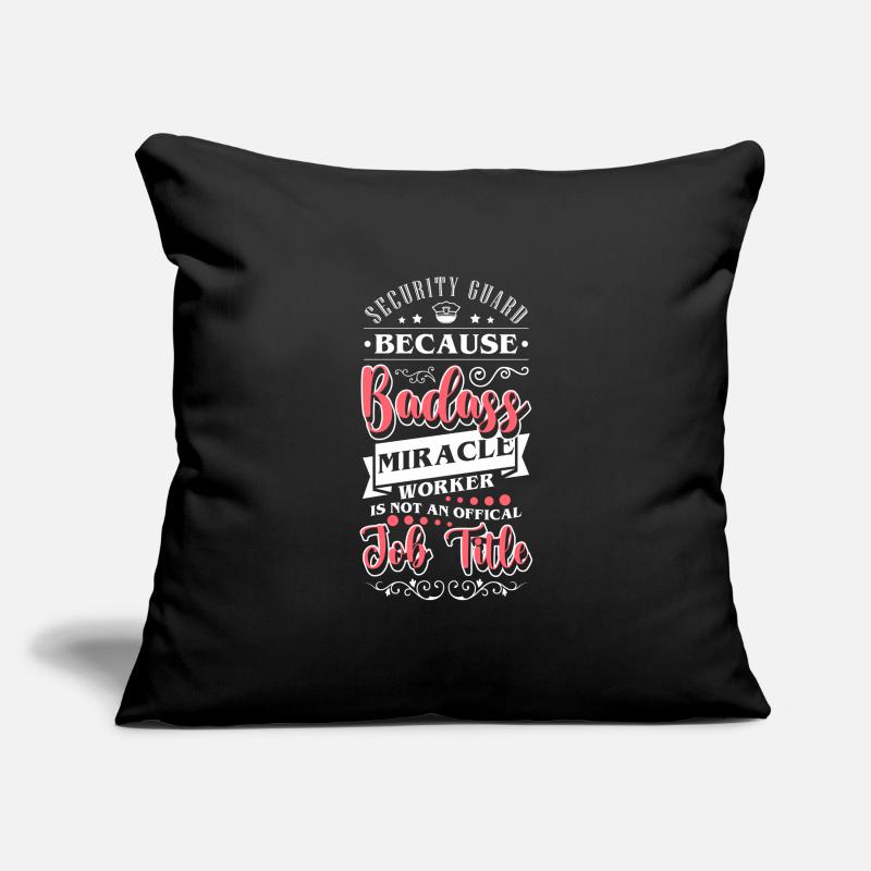 Security Service Security Night Shift Sofa pillowcase 17,3'' x 17,3'' (45 x 45 cm)