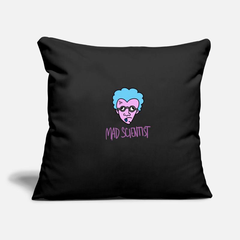 Mad scientist gift idea Sofa pillowcase 17,3'' x 17,3'' (45 x 45 cm)