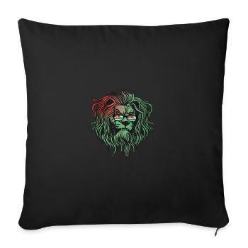 Abkhazie - Housse de coussin décorative 45 x 45 cm - noir - Devant