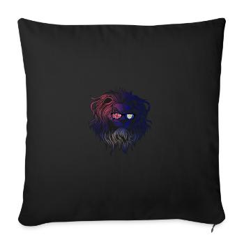 Anguilla - Housse de coussin décorative 45 x 45 cm - noir - Devant