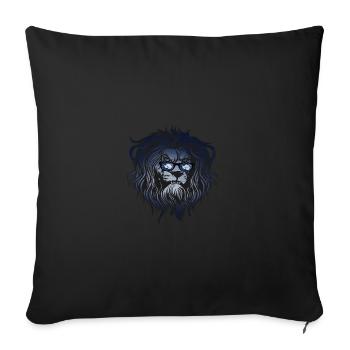 Antarctique - Housse de coussin décorative 45 x 45 cm - noir - Devant