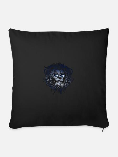 Antarktis - Sofakissenbezug 45 x 45 cm - Schwarz