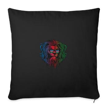 Azerbaïdjan - Housse de coussin décorative 45 x 45 cm - noir - Devant