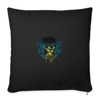 Bahamas - Sofa pillowcase 17,3'' x 17,3'' (45 x 45 cm) - black - Front