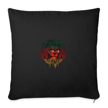 Cameroun - Housse de coussin décorative 45 x 45 cm - noir - Devant