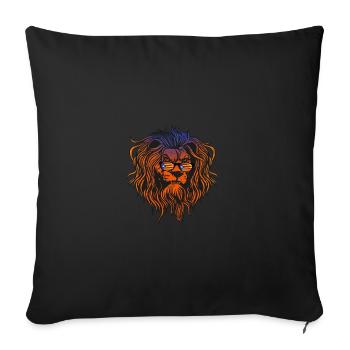 Catalonia - Sofa pillowcase 17,3'' x 17,3'' (45 x 45 cm) - black - Front