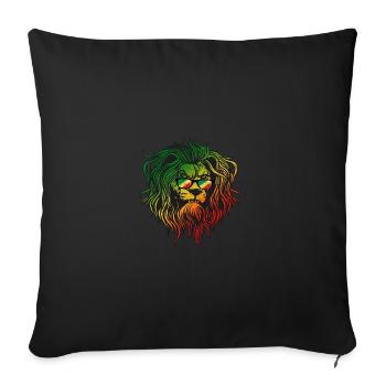 Kongo Republik - Sofakissenbezug 45 x 45 cm - Schwarz - Vorne