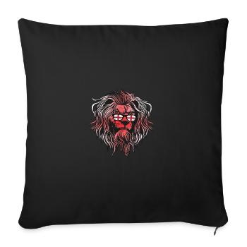 England - Sofa pillowcase 17,3'' x 17,3'' (45 x 45 cm) - black - Front