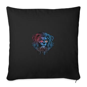 Fidschi - Sofakissenbezug 45 x 45 cm - Schwarz - Vorne