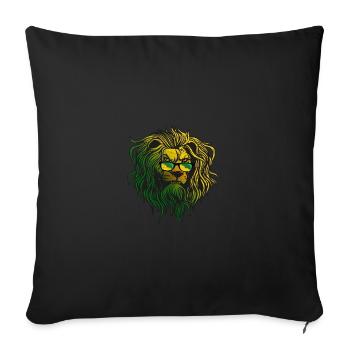 Guyane française - Housse de coussin décorative 45 x 45 cm - noir - Devant