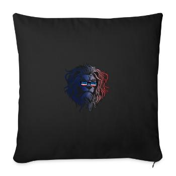 Gagauzia - Sofa pillowcase 17,3'' x 17,3'' (45 x 45 cm) - black - Front