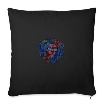 Demokratische Republik Kongo - Sofakissenbezug 45 x 45 cm - Schwarz - Vorne