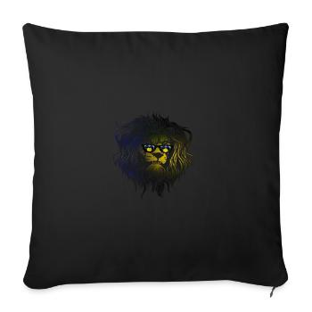 Guadeloupe - Housse de coussin décorative 45 x 45 cm - noir - Devant