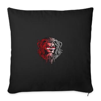 Indonesia - Sofa pillowcase 17,3'' x 17,3'' (45 x 45 cm) - black - Front