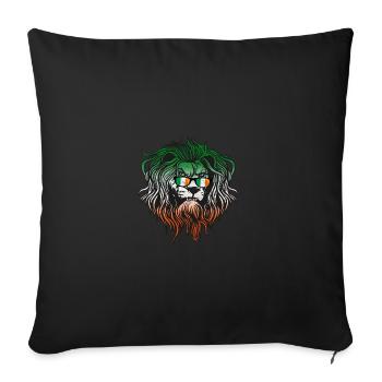 Irlande - Housse de coussin décorative 45 x 45 cm - noir - Devant