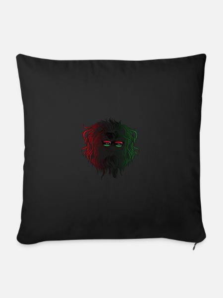 Libyen - Sofakissenbezug 45 x 45 cm - Schwarz