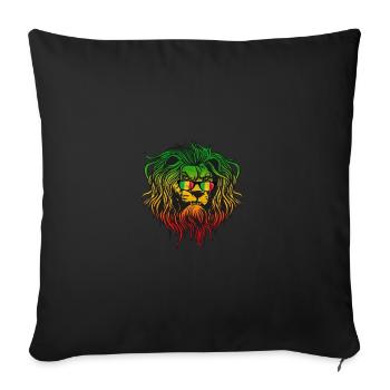 Mali - Housse de coussin décorative 45 x 45 cm - noir - Devant