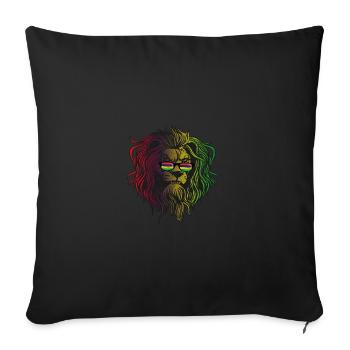 Mauritius - Sofa pillowcase 17,3'' x 17,3'' (45 x 45 cm) - black - Front