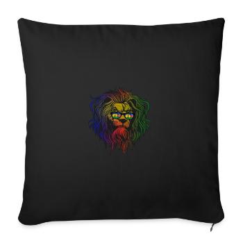Nouvelle-Calédonie - Housse de coussin décorative 45 x 45 cm - noir - Devant