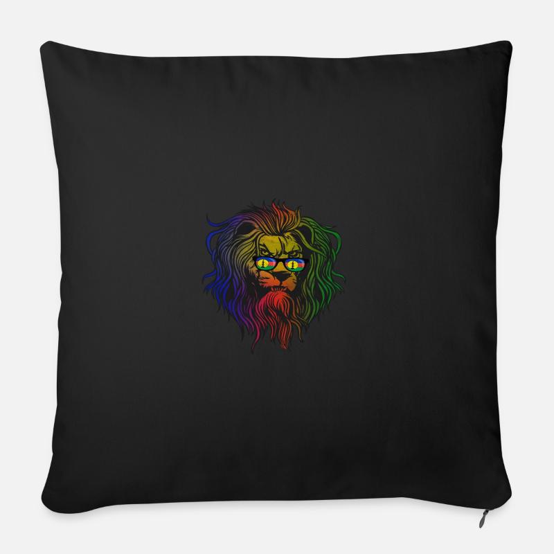 Nouvelle-Calédonie - Housse de coussin décorative 45 x 45 cm - noir