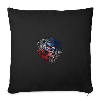 Panama - Sofa pillowcase 17,3'' x 17,3'' (45 x 45 cm) - black - Front