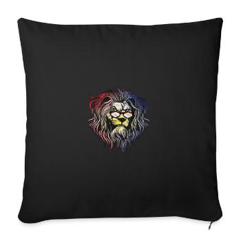 Saba - Housse de coussin décorative 45 x 45 cm - noir - Devant