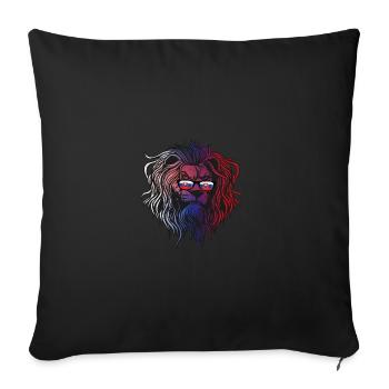 Slovakia - Sofa pillowcase 17,3'' x 17,3'' (45 x 45 cm) - black - Front