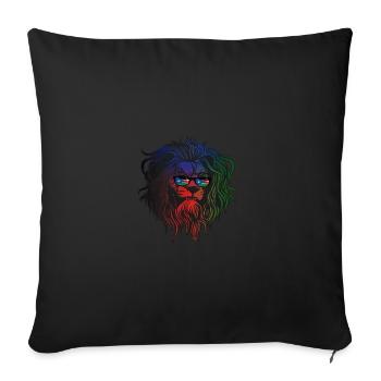 South Sudan - Sofa pillowcase 17,3'' x 17,3'' (45 x 45 cm) - black - Front