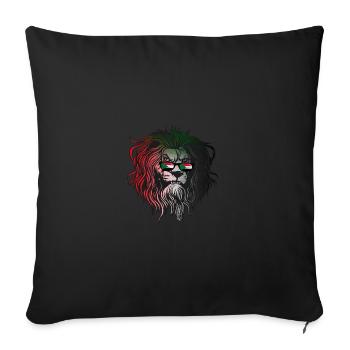 Sudan - Sofa pillowcase 17,3'' x 17,3'' (45 x 45 cm) - black - Front