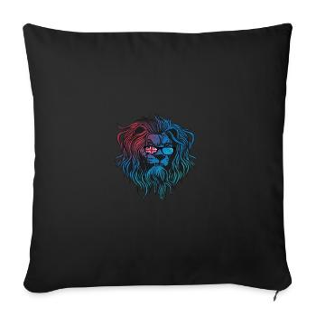 Tuvalu - Sofa pillowcase 17,3'' x 17,3'' (45 x 45 cm) - black - Front