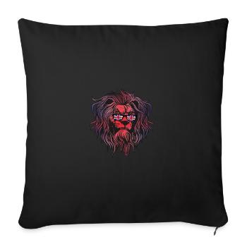 Great Britain - Sofa pillowcase 17,3'' x 17,3'' (45 x 45 cm) - black - Front