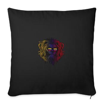 Venezuela - Sofa pillowcase 17,3'' x 17,3'' (45 x 45 cm) - black - Front