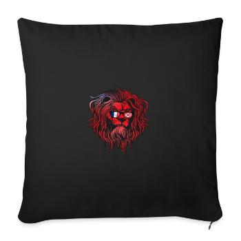 Wallis et Futuna - Housse de coussin décorative 45 x 45 cm - noir - Devant