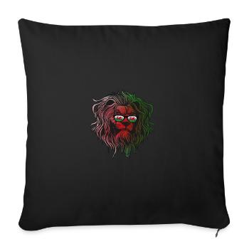Wales - Sofa pillowcase 17,3'' x 17,3'' (45 x 45 cm) - black - Front