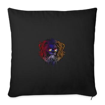Artsakh - Housse de coussin décorative 45 x 45 cm - noir - Devant