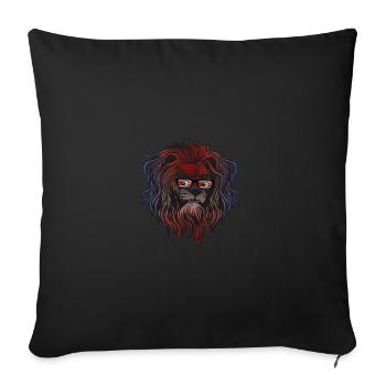 Swaziland - Housse de coussin décorative 45 x 45 cm - noir - Devant