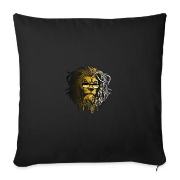 Empire russe - Housse de coussin décorative 45 x 45 cm - noir - Devant