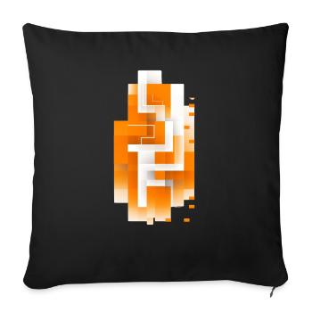 Majestic Flame - Sofakissenbezug 45 x 45 cm - Schwarz - Vorne