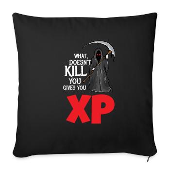 Joueur - Housse de coussin décorative 45 x 45 cm - noir - Devant