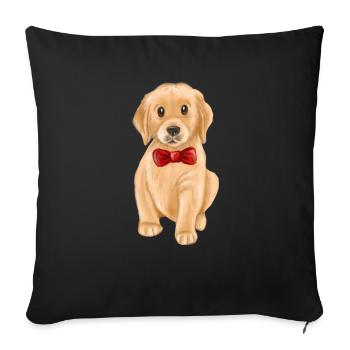 Puppy - Housse de coussin décorative 45 x 45 cm - noir - Devant