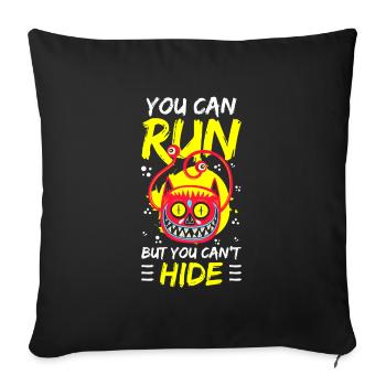 Monster Comic Funny Brother - Sofa pillowcase 17,3'' x 17,3'' (45 x 45 cm) - black - Front